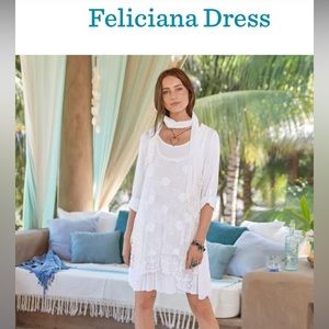 NWT Scandal Feliciana Dress, purchased from Sundance, white, S/M